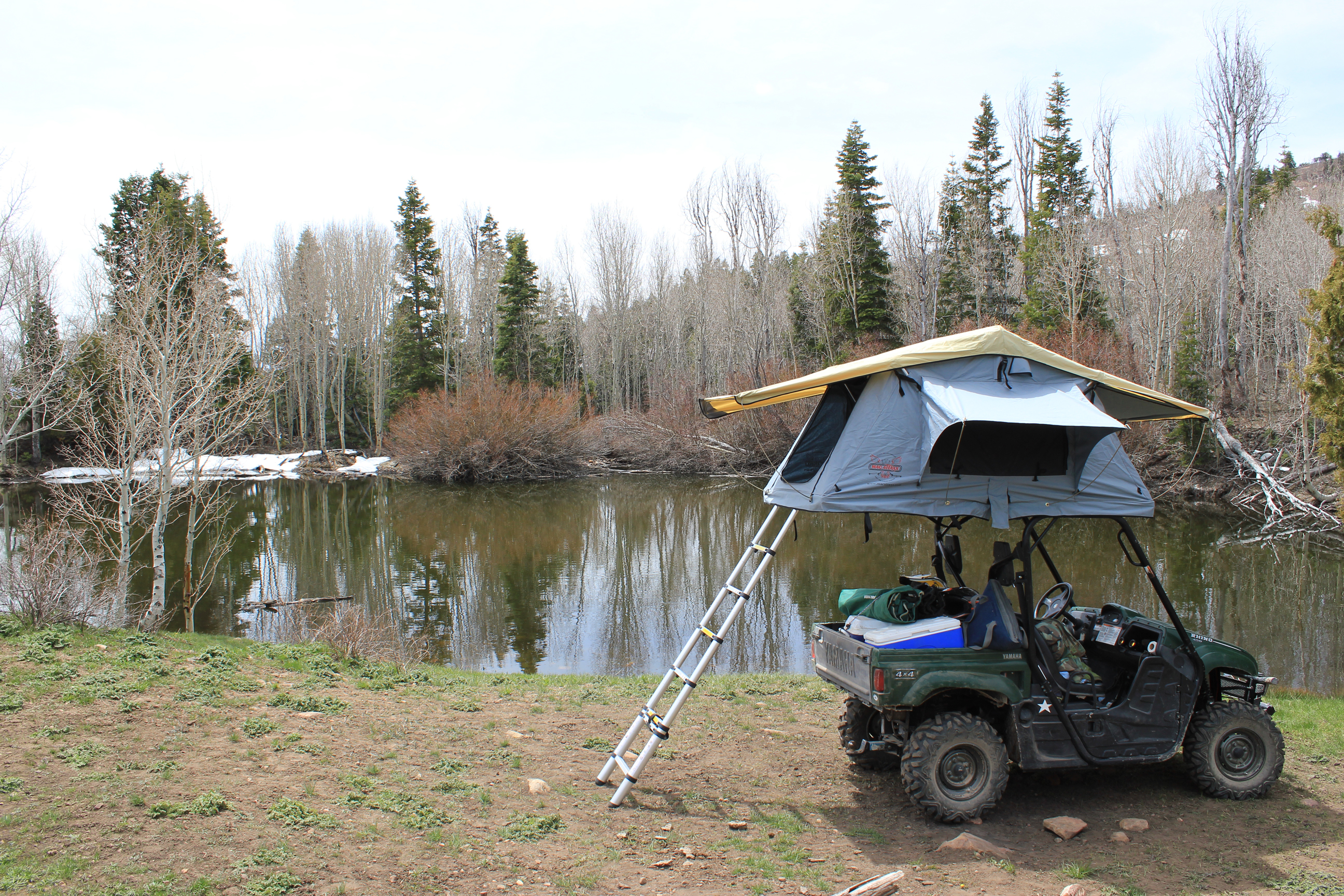 Camping with your side by side roof top tent