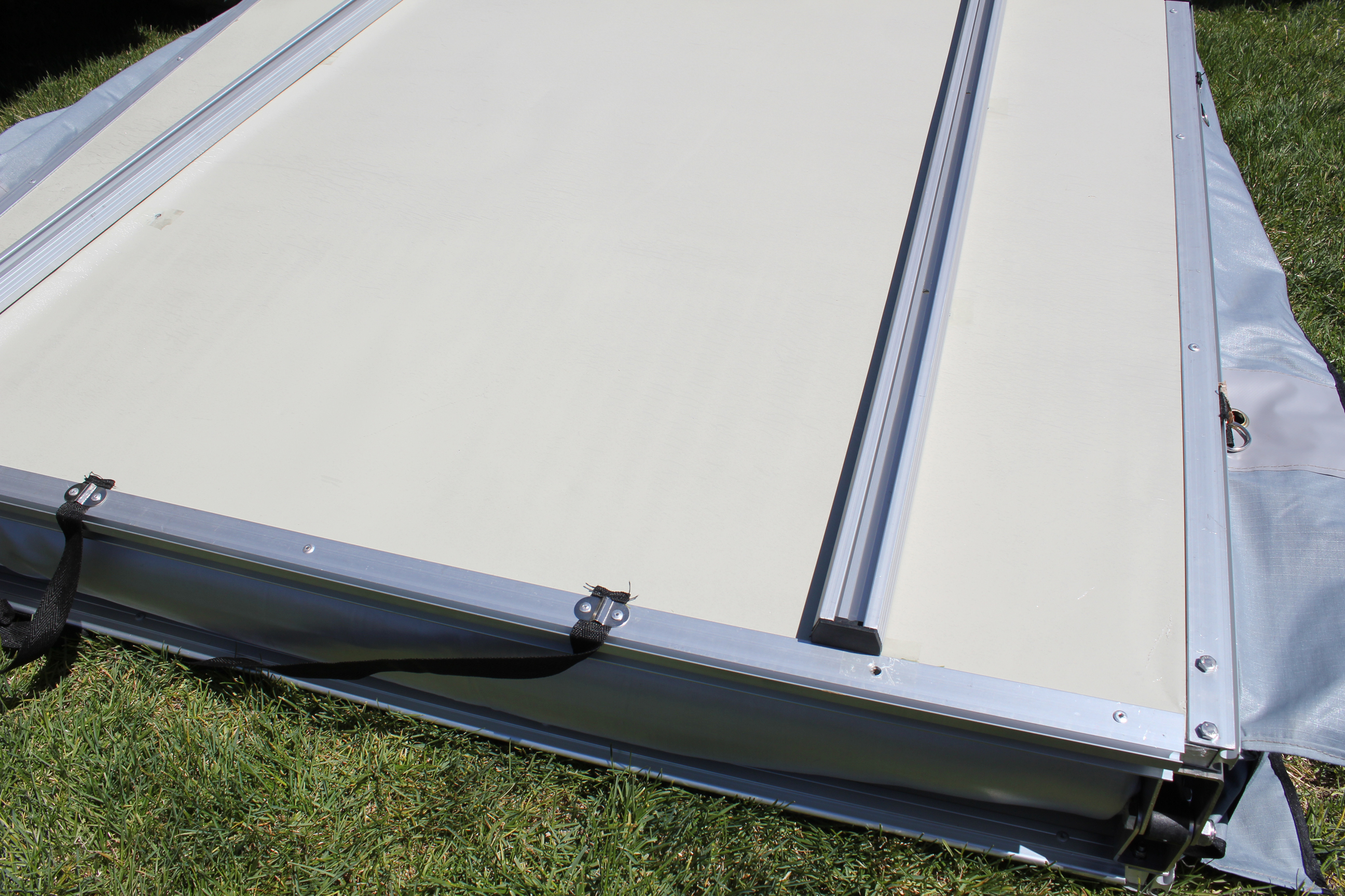 installing mounting rails on your side by side roof top tent