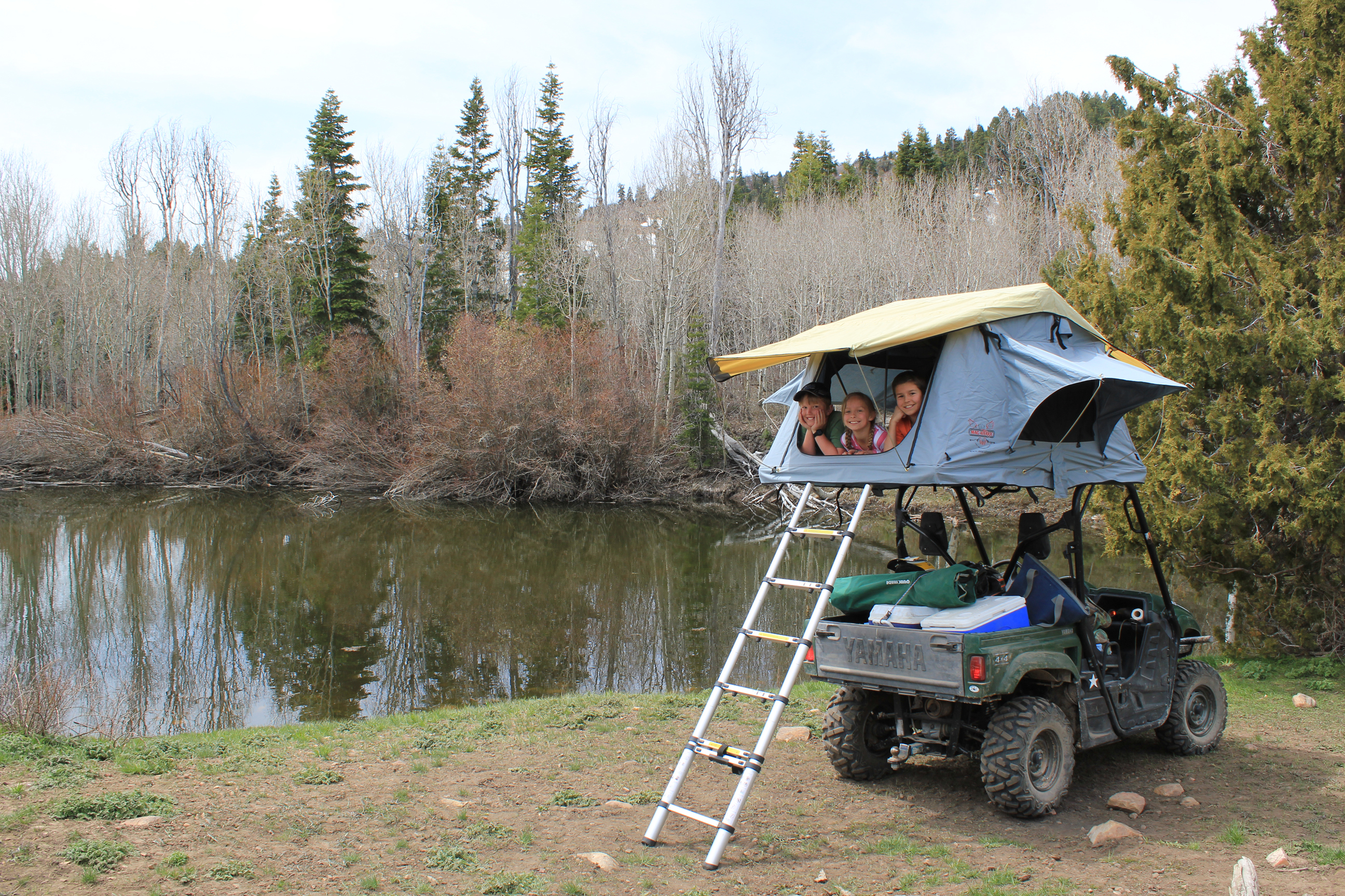 even the kids love the new MacAttaxx side by side roof top tent