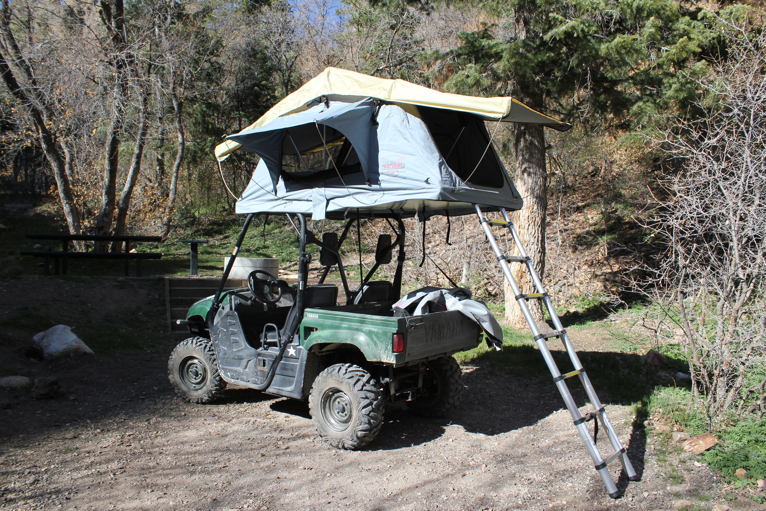 Now your ready for some serious MacAttaxx camping. 